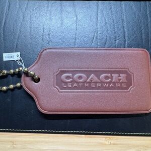 Coach XL Hangtag bag charm CBR57, NWT